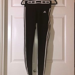 black adidas climalite leggings